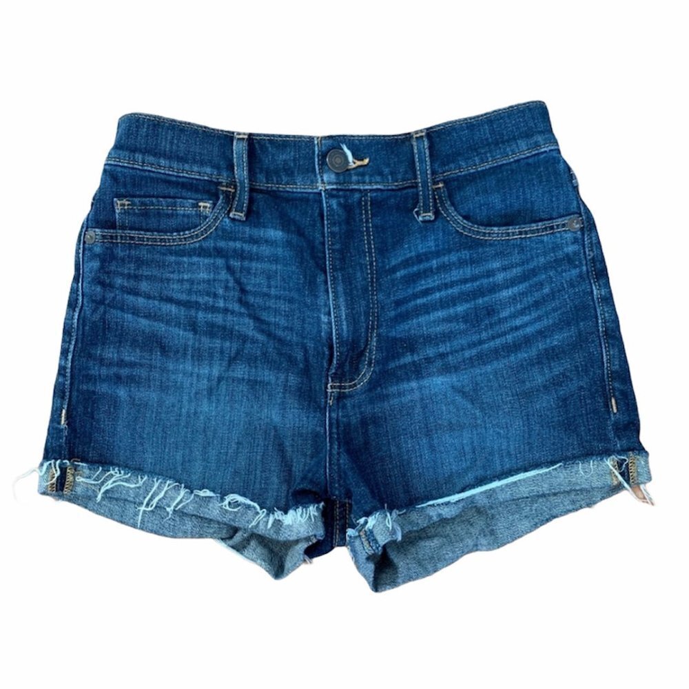 Abercrombie Denim Rolled Hem Cutoff Shorts 2/26